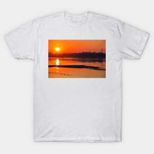 Egypt. Sunset on Nile river. T-Shirt